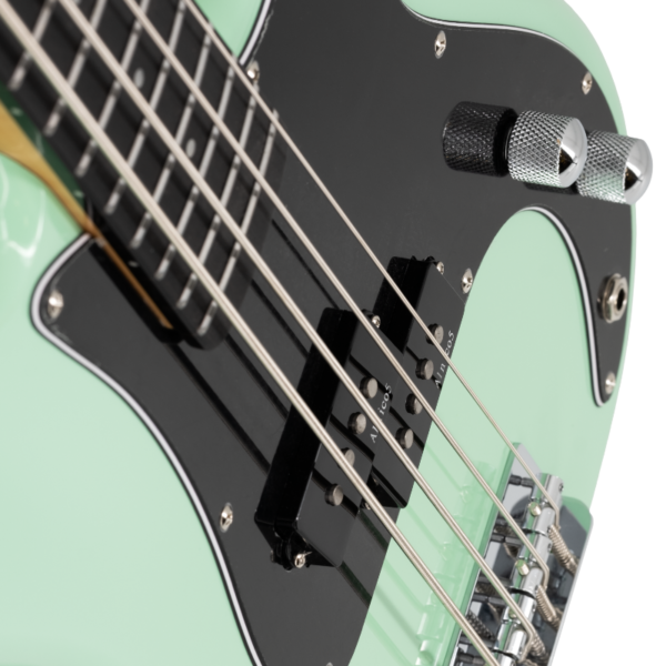 Prodipe PB JUNIOR Bass Guitar Candy Surf Green w/bag - Image 4