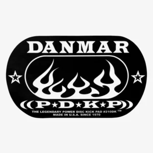 Danmar 210DK-FB Power Double Kick Pad (Flame Black-White)