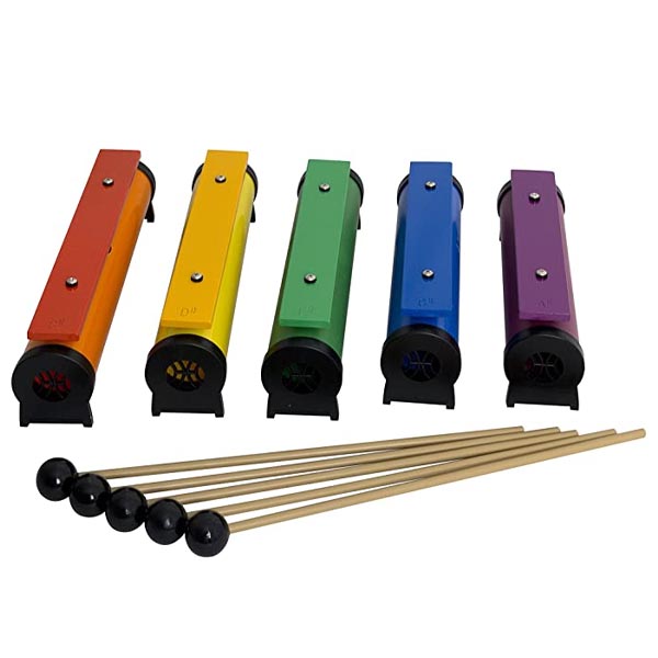 Goldon Round Chime Bar Set 5 inkl. bag