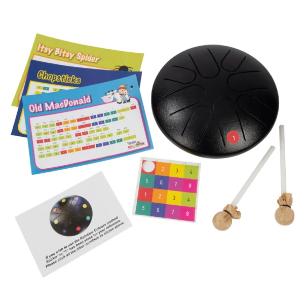PP World TDM8 - Rainbow Colours 8 note Tongue Drum
