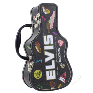 Perri's - Socks - EPF371-909-0-M - Elvis- 3 Pair Guitar Tin