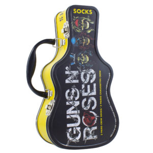 Perri's - Socks - GRF370-019-0-M - Guns N' Roses - 3 Pair Guitar Tin
