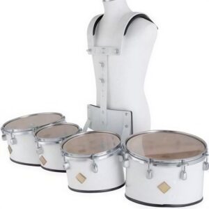 Dixon PMTCL41-WT - Dixon Marching Tenor Set 8,10,12,13" w/Carrier